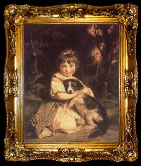 framed  Sir Joshua Reynolds Miss Bowles, ta009-2